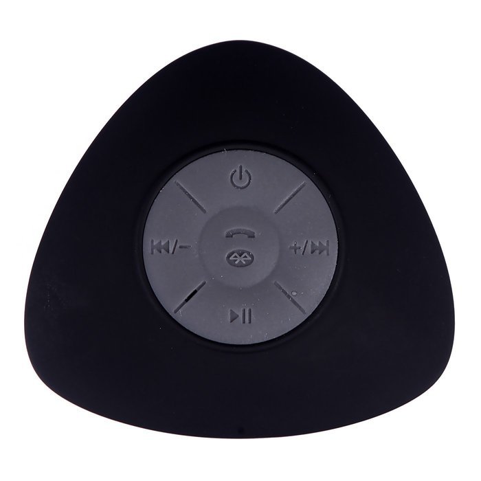 HDE Rechargeable Waterproof Bluetooth Speaker Wireless Streaming Music Player for Shower, Boats, Outdoor (Black) N2