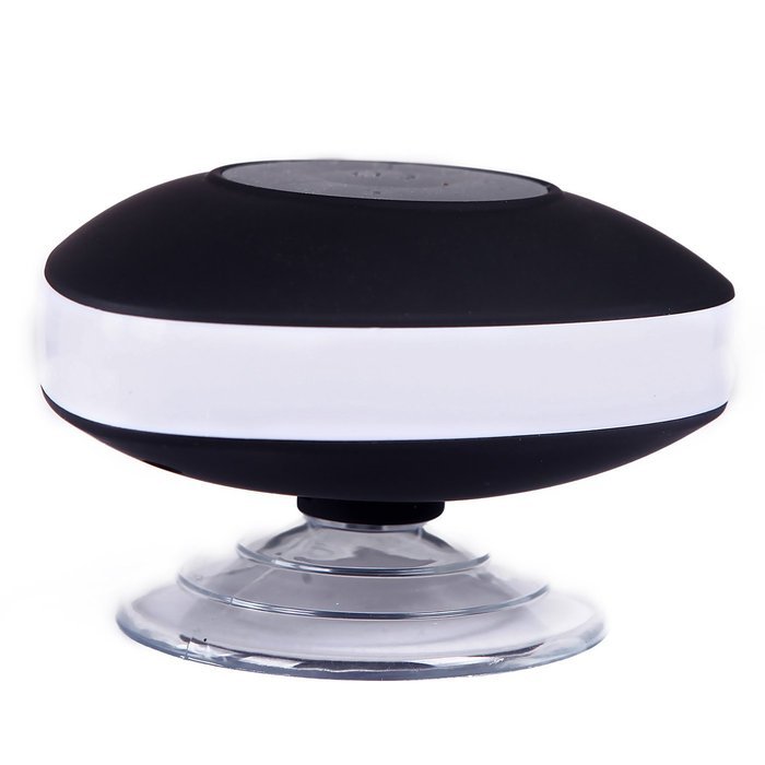 HDE Rechargeable Waterproof Bluetooth Speaker Wireless Streaming Music Player for Shower, Boats, Outdoor (Black) N4