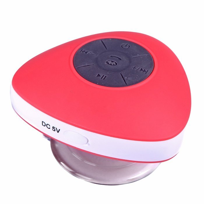 HDE Rechargeable Waterproof Bluetooth Speaker Wireless Streaming Music Player for Shower, Boats, Outdoor (Black) N7