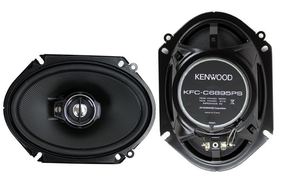 Kenwood 1 X 4) new kenwood kfc-c6895ps 6x8" 720 watt 3-way car audio coaxial speakers stereo N2