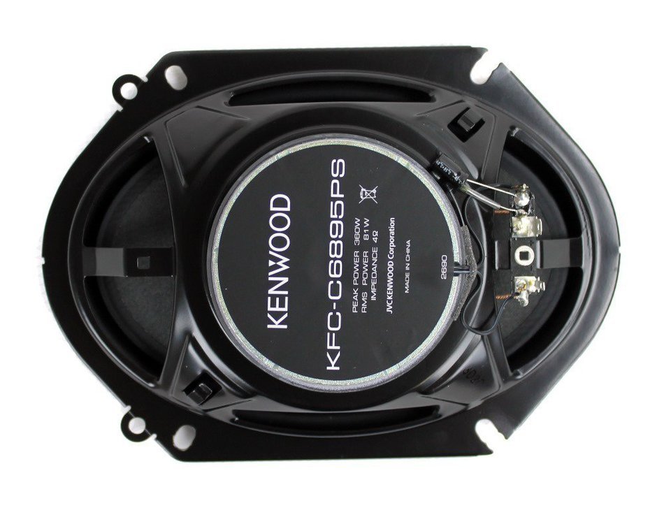 Kenwood 1 X 4) new kenwood kfc-c6895ps 6x8" 720 watt 3-way car audio coaxial speakers stereo N6