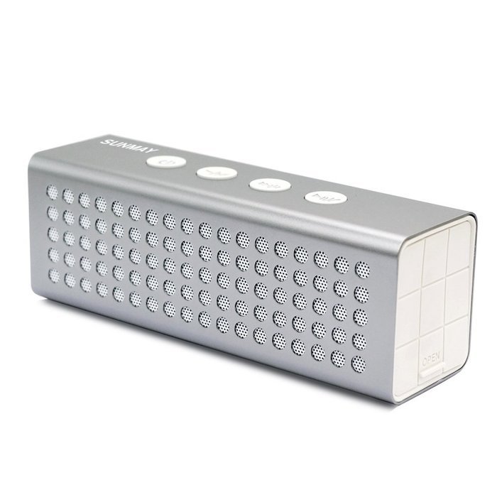 SUNMAY Wireless Bluetooth Speaker Bulit-in 4400mah Battery with Power Bank Function Dual-channel 20W (Dual 10W...