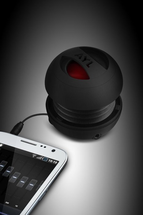 AYL Portable Mini Capsule Speaker System with 3YR Guarantee with Rechargeable Battery and Expandable Bass Resonator... N5