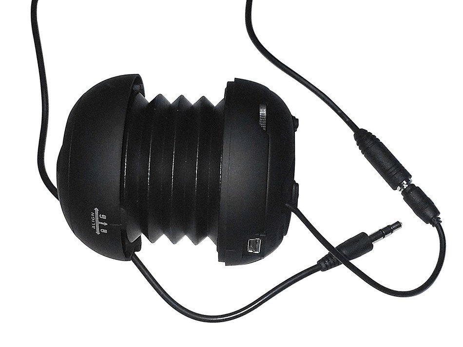AYL Portable Mini Capsule Speaker System with 3YR Guarantee with Rechargeable Battery and Expandable Bass Resonator... N8