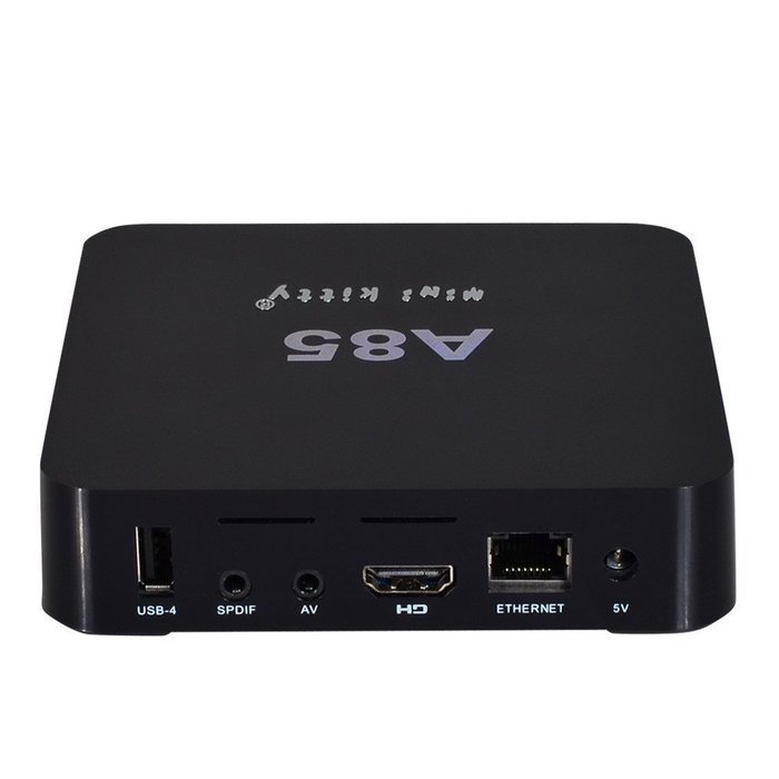 Mini Kitty&reg;-Quad Core A85 Smart TV BOX Mini PC Streaming Media Player with KODI(XBMC) Streamer 1GB/8GB, Fully... N4