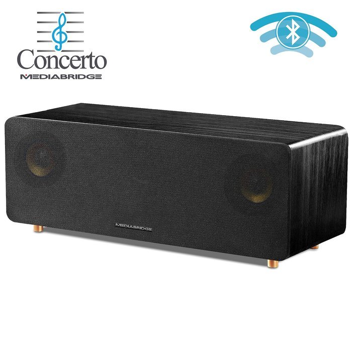 Mediabridge Concerto - Bluetooth Speaker with Powerful 60 Watt Amplifier - Dual 3" Midrange/Tweeter Drivers Plus...