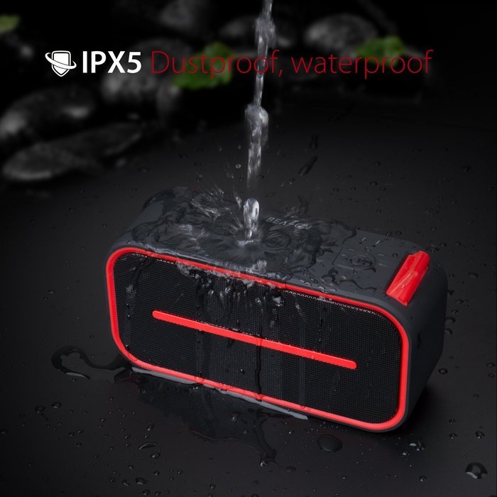 BEASON IPX5 Waterproof Portable Bluetooth Speaker with 10 Hours Playtime, Superior Sound Shower Beach Hiking Camping... N12