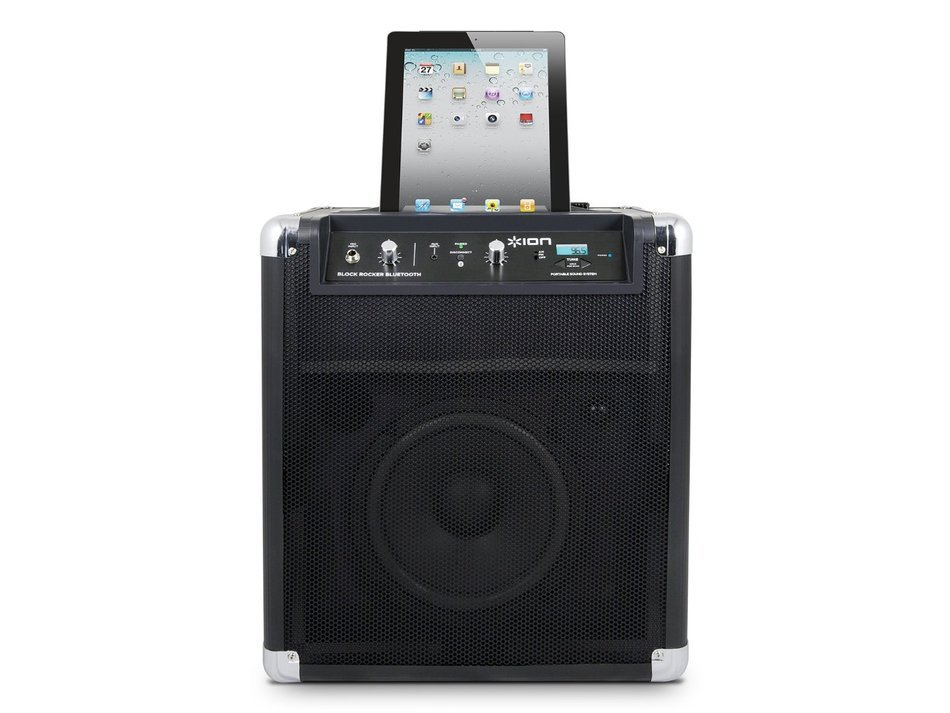 ION Audio Block Rocker (iPA56B) | Bluetooth Portable Speaker with Auxiliary USB Charger [2013 Model] N4