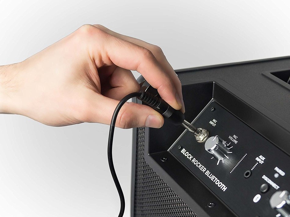 ION Audio Block Rocker (iPA56B) | Bluetooth Portable Speaker with Auxiliary USB Charger [2013 Model] N9