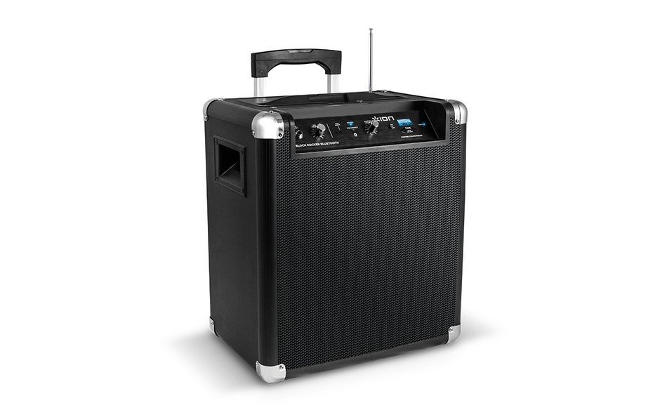 ION Audio Block Rocker (iPA56B) | Bluetooth Portable Speaker with Auxiliary USB Charger [2013 Model] N24