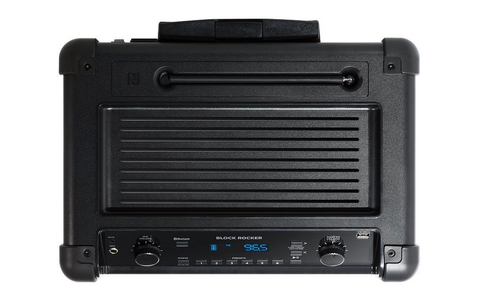 ION Audio Block Rocker (iPA56B) | Bluetooth Portable Speaker with Auxiliary USB Charger [2013 Model] N30