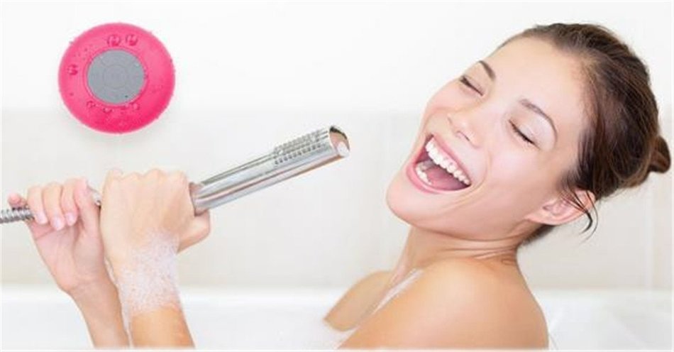 WHC-TECH Wirless BLuetooth,Fusicase Fashion Style New Outdoor Wireless Mini Waterproof Bluetooth Suction Shower... N5