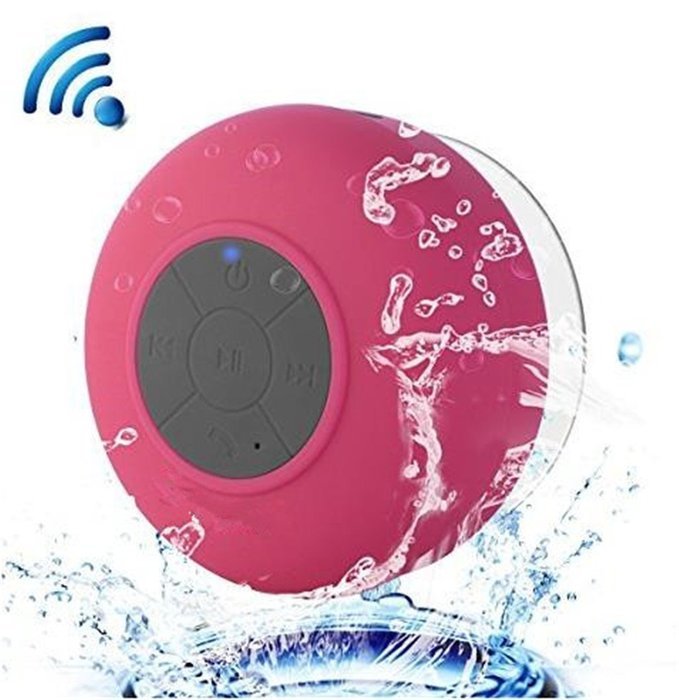 WHC-TECH Wirless BLuetooth,Fusicase Fashion Style New Outdoor Wireless Mini Waterproof Bluetooth Suction Shower... N10