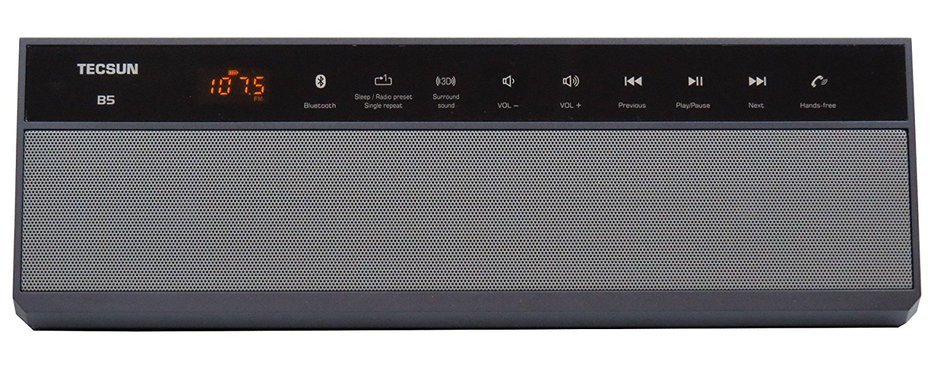 Tecsun B5 Wireless Bluetooth Speaker with Digtial Radio and MP3 Player - Black