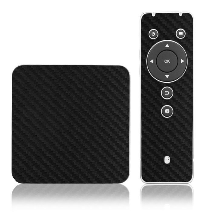 Skinomi TechSkin - Pivos XIOS DS Media Player - Carbon Fiber Black Full Body Skin Protector / Front & Back Premium...