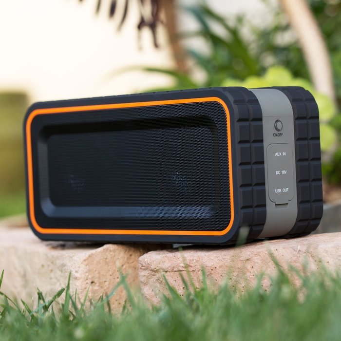 Turcom Bluetooth AcoustoShock 30 watt Rugged Water-Resistant Speaker N4