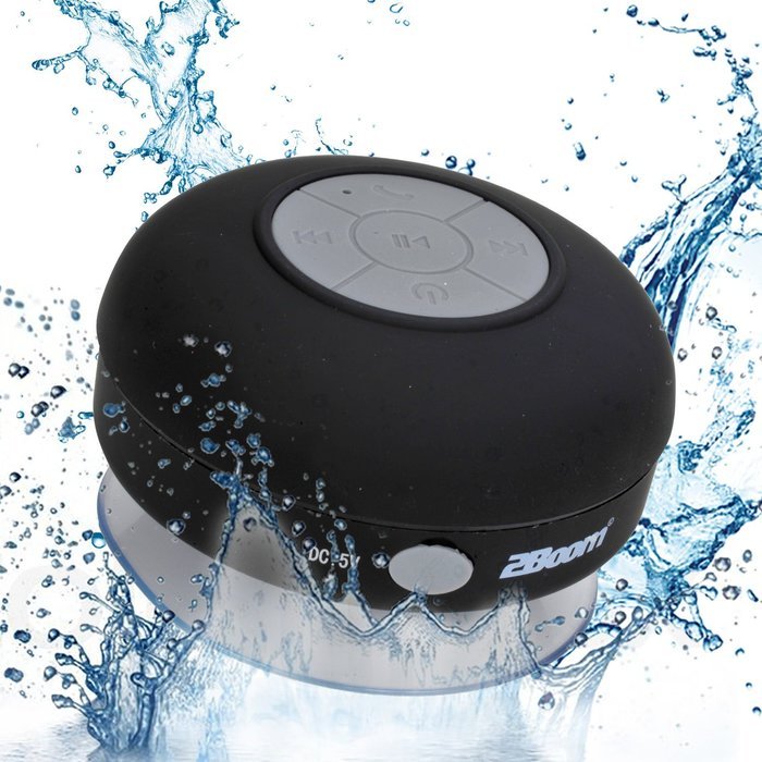 2BOOM Aqua Jam Portable Bluetooth Wireless Water Resistant Shower ...