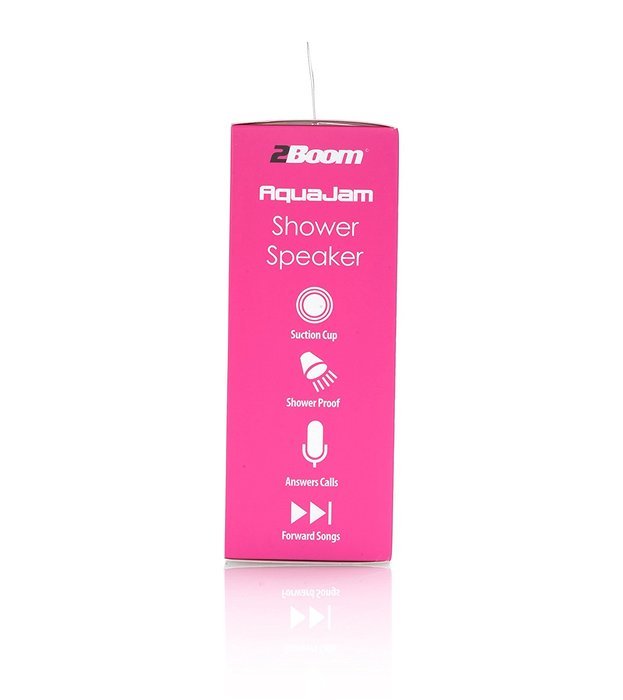 2BOOM Aqua Jam Portable Bluetooth Wireless Water Resistant Shower Speaker with Suction Cup Black N18