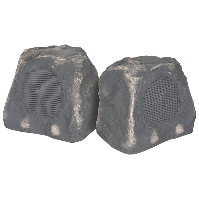 OSD Audio 5.25-Inch Wireless Bluetooth All-Weather Rock Speaker, Slate, Pair