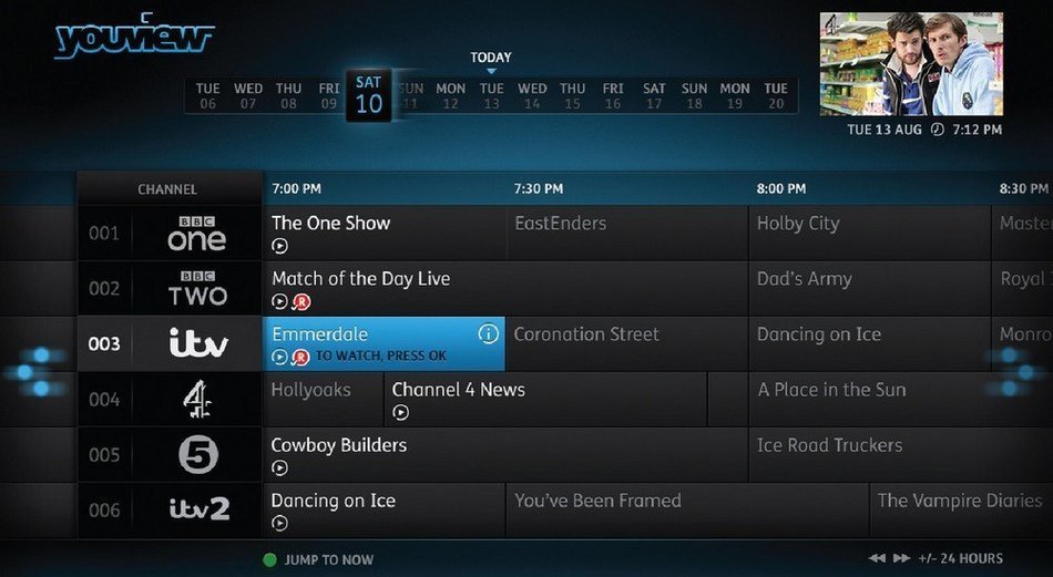BT Youview+ Set Top Box (500Gb) Recorder with Twin HD Freeview and 7 Day Catch Up TV - no subscription N2