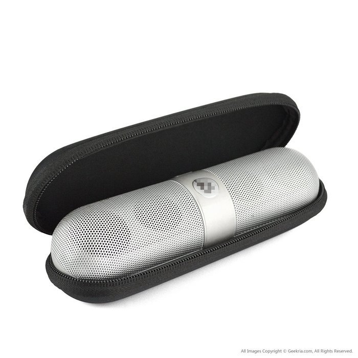 Beats by Dr. Dre Pill 1.0 / 2.0 Bluetooth Wireless Portable Speaker Replacement Hard Carrying Case / Travel Bag... N13