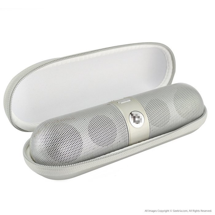 Beats by Dr. Dre Pill 1.0 / 2.0 Bluetooth Wireless Portable Speaker Replacement Hard Carrying Case / Travel Bag... N31