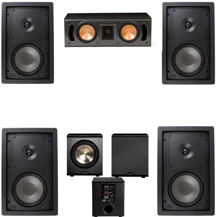 Klipsch R-2650-W In Wall #1 5.1 Home Theater System(RC-42II)-FREE PL-200