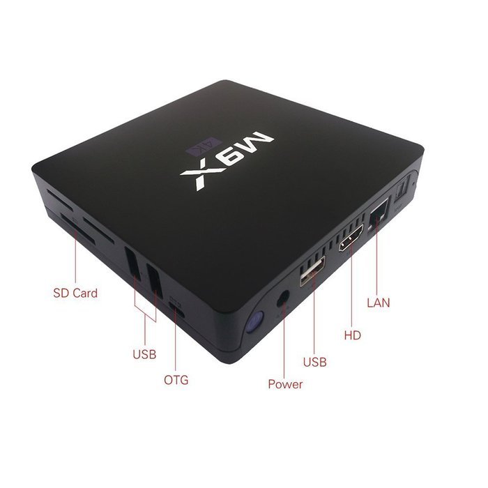 VIGICA M9X Smart TV Set Top Box Amlogic S905 Quad Core 1G/8G Android 5.1XBMC KODI Fully Loaded 4K Streaming Media... N3
