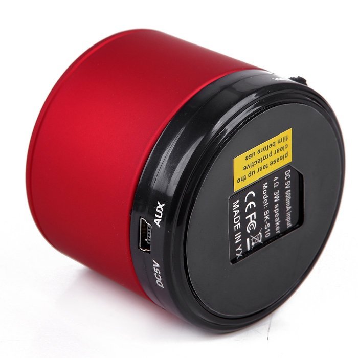 HDE Bluetooth Mini Speaker Portable Wireless Music Player Speakerphone (Black) N5