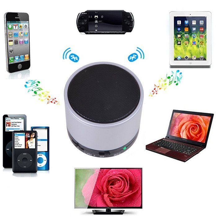 HDE Bluetooth Mini Speaker Portable Wireless Music Player Speakerphone (Black) N11