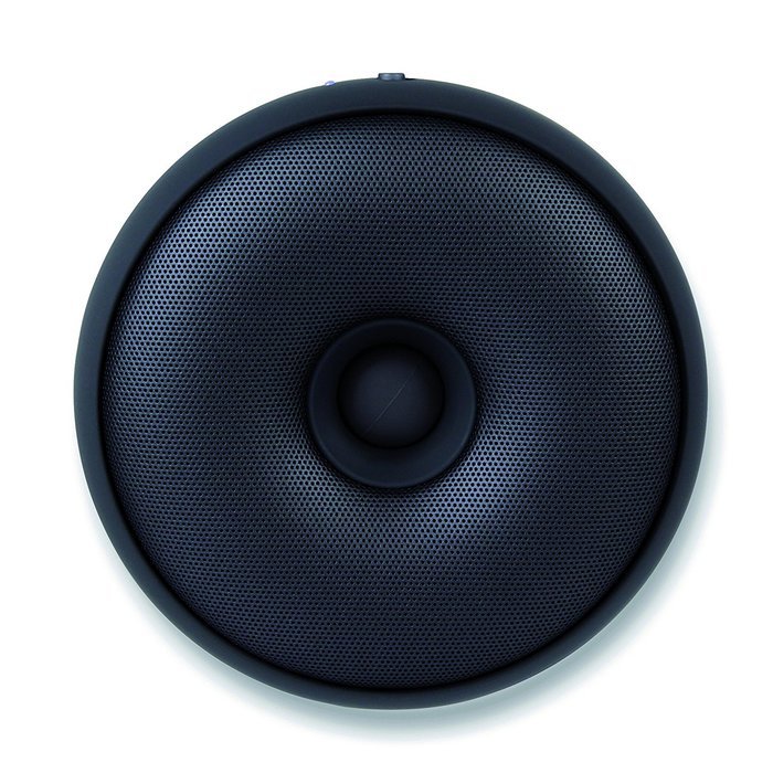 Lexon HOOP portable, rechargeable Bluetooth speaker in Black Finish