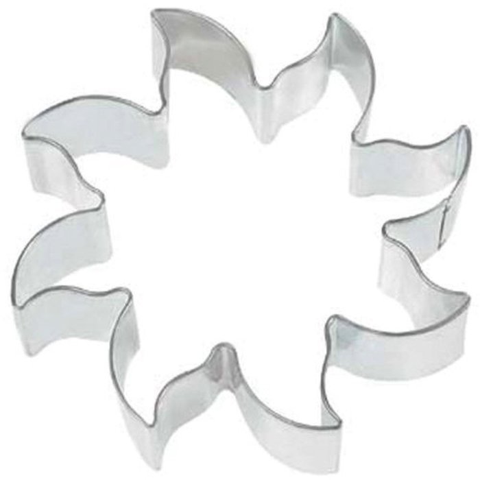 Foxrun Tinplated Steel Sun Cookie Cutter