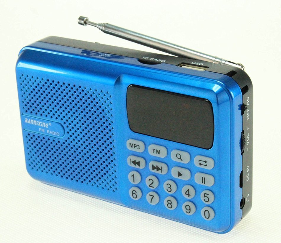 Anncia Mini Digital Media Portable Music MP3 Player Micro SD/TF USB Disk Speaker FM Radio. (69E Red) N78