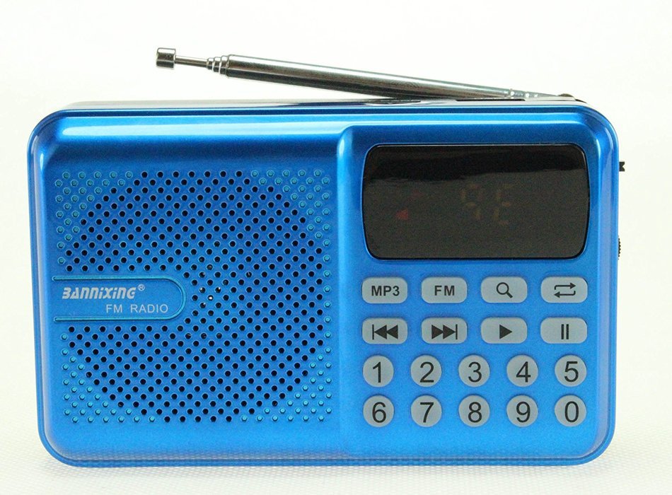 Anncia Mini Digital Media Portable Music MP3 Player Micro SD/TF USB Disk Speaker FM Radio. (69E Red) N80