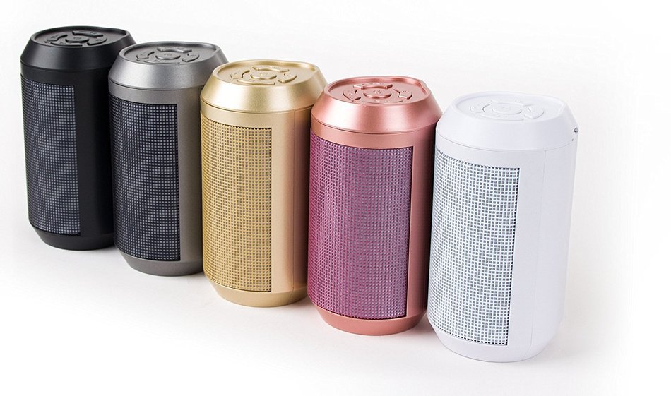 Bluetooth Speakers,4 colors LED changing lights Portable Wireless Stereo Speaker with and Build-in Microphone... N2