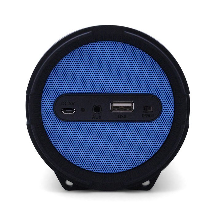 Tyler Portable Wireless Bluetooth Speaker TWS402-BL, Indoor/Outdoor 2.1 Hi-Fi Stereo Cylinder Loud Speaker, with... N2