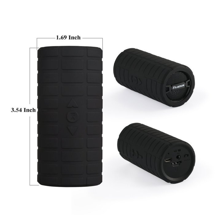 Bluetooth Speaker, Fivanus Portable Outdoor Waterproof Wireless Bluetooth Bicycle Speaker Rechargeable, Long Standby... N3