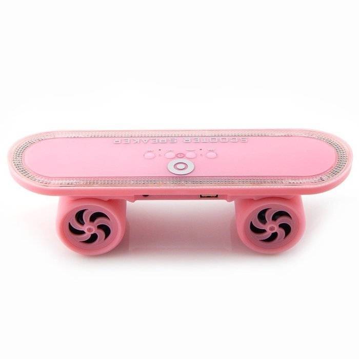 WONFAST Scooter Bluetooth Wireless Speaker with Led Light,Skateboard Stereo Speakers Portable MP3 Player Support... N21