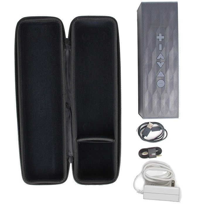 Caseling Hard Case for Jawbone BIG JAMBOX Wireless Bluetooth Portable Speaker. - Fits the Plug & Cables. N6
