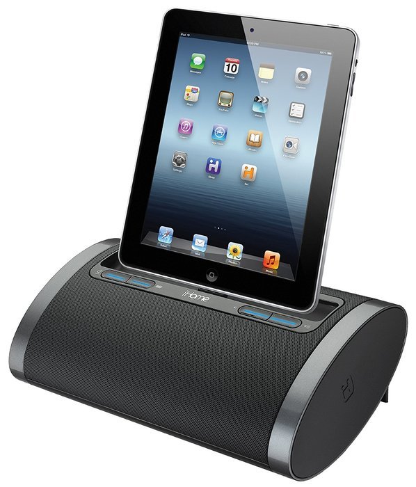 IHome iDL48BC Dual Charging Portable Rechargeable Speaker with