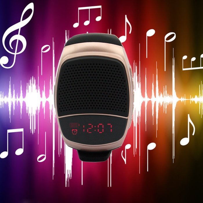 TAKSON&reg;Smart Watch,Sports Speaker watch,Portable Bluetooth Music Bicycle Speaker,Wireless Speakers watch, Hands-free... N23