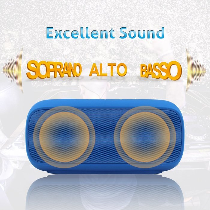 TecBillion Bluetooth 3.0 Portable Wireless Speaker, Total 6W Output Power with Enhanced Bass and Stereo Sound,... N15