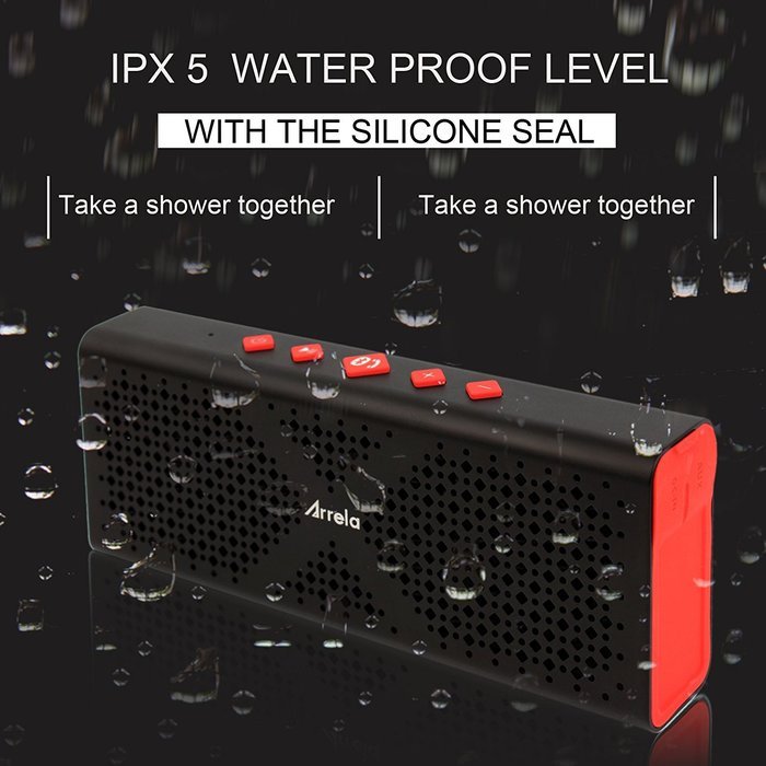 BS1 Ultra-Portable Bluetooth Speaker, Bluetooth 4.0 and Aux Line Connection, Built-in Mic and Auto Shut-off function... N3