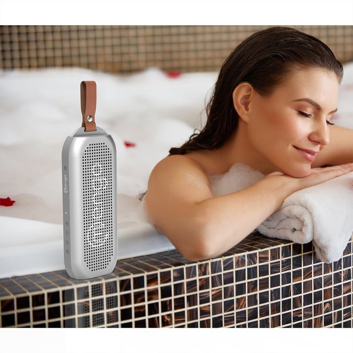 Mengo AquaPOD &ndash; Aluminum Waterproof / Outdoor Wireless Bluetooth Speaker [10-Watt Deep Bass Portable Speaker]... N14