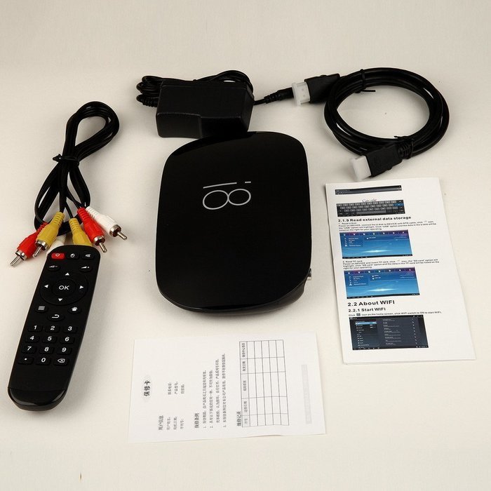 Apltch New Mini i8 Android 4.4 TV BOX ,Kodi Youtube Apps Pre-installed,Quad Core Rockchip RK3128 1G 8G 1080P Smart... N5