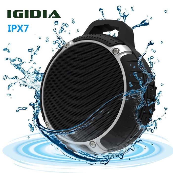 IGIDIA Waterproof Wireless Bluetooth Speaker. Rugged Shockproof and Outdoor/Shower/Portable Speaker.5W Speaker... N11