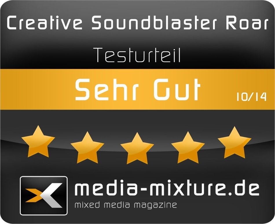 Creative Sound Blaster Roar: Portable NFC Bluetooth Wireless Speaker with aptX/AAC. 5 Drivers, Built-in Subwoofer N9
