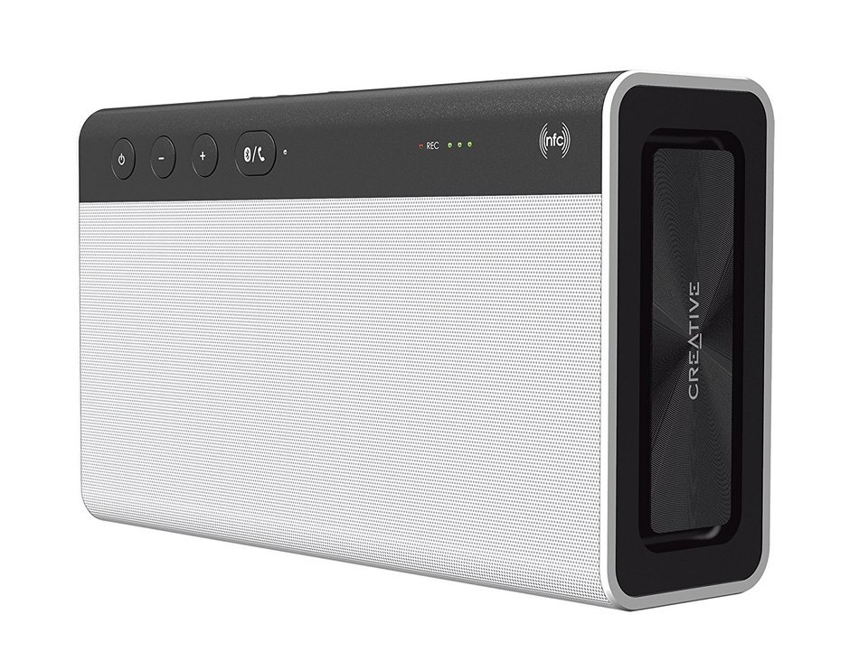 Creative Sound Blaster Roar: Portable NFC Bluetooth Wireless Speaker with aptX/AAC. 5 Drivers, Built-in Subwoofer N14