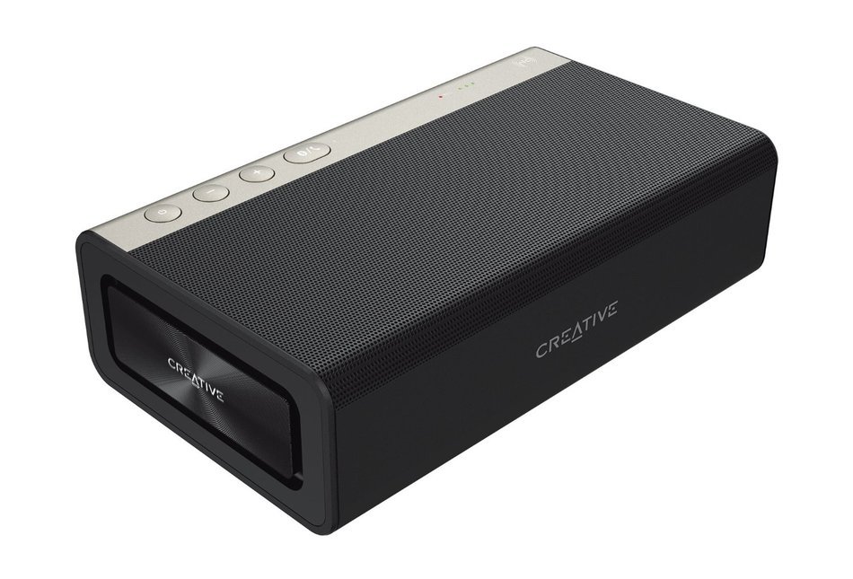 Creative Sound Blaster Roar: Portable NFC Bluetooth Wireless Speaker with aptX/AAC. 5 Drivers, Built-in Subwoofer N24