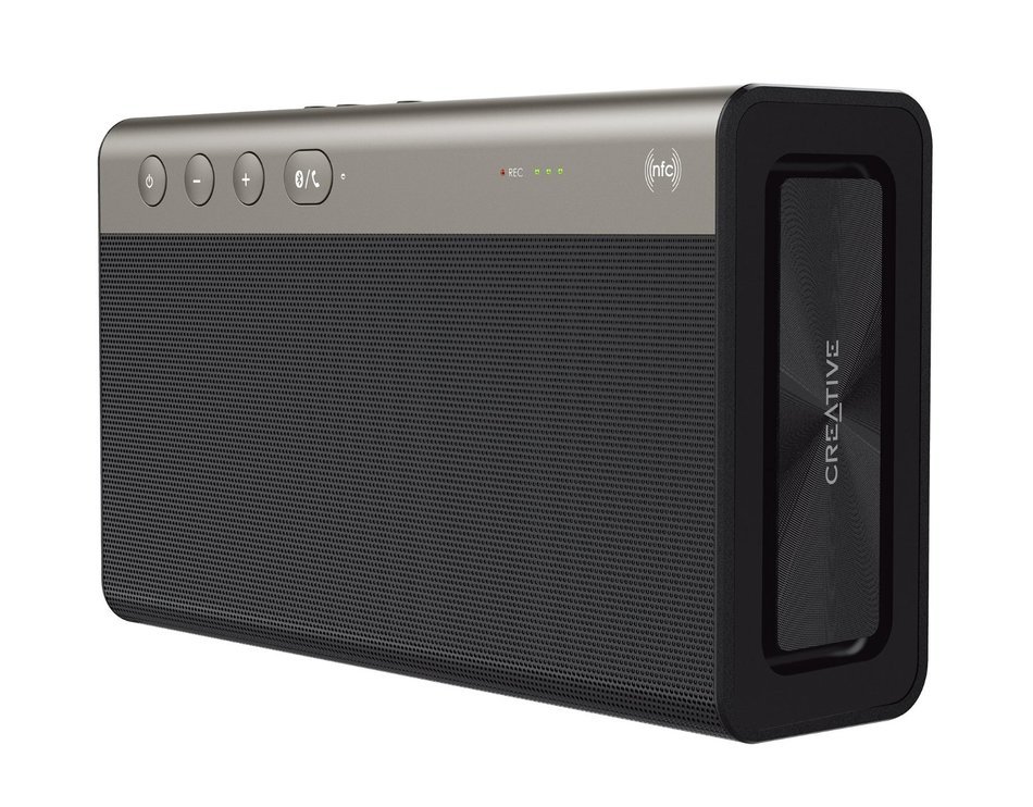 Creative Sound Blaster Roar: Portable NFC Bluetooth Wireless Speaker with aptX/AAC. 5 Drivers, Built-in Subwoofer N28